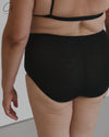 BASERANGE High Waist Flared Briefs Portugal BAS-UNHW-BL-000-HEI Black